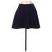 Kimchi Blue Casual Mini Skirt Mini: Blue Print Bottoms - Women's Size X-Small