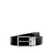 Reversible Italian-leather Belt With Logo Keeper