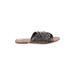 Free People Sandals: Brown Snake Print Shoes - Women's Size 40 - Open Toe