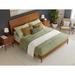 Lark Manor™ Ambrey Solid Wood Sleigh Bed Wood in Brown | 50 H x 79.76 W x 87.34 D in | Wayfair 7218614CC8E648758F718027EEE04DD8