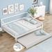 Red Barrel Studio® Lahcen Daybed w/ Trundle in White | 32.3 H x 82 W x 75.8 D in | Wayfair C49909E31DCF400B94D384D54365D0F2