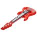 Electric Guitar Toy Simulation Ukulele Plastics Electronic Components Children Childrens Toddler Musical Instrument Red