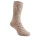 Lian LifeStyle Fantastic Children s 1 Pair Wool Blend Crew Socks Small Size Unisex Beige Color