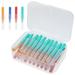 Nylon Filament Toothpick Brush Cleaning Stick 80 Pcs Braces Plastic Toothbrushes Flossers Gum Sticks Picks