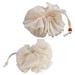 2 Pcs Foaming Net Loofah Bath Shower Sponge for Body Skin Care Tools Bathing Accessories Baby Tub Scrubber Women Wash Man