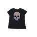 Under Armour Short Sleeve T-Shirt: Black Solid Tops - Kids Girl's Size X-Large