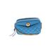 Versace Leather Crossbody Bag: Quilted Blue Solid Bags