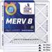 Filter King 39.5x17x1 Air Filter | 4-PACK | MERV 8 HVAC Pleated A/C Furnace Filters | MADE IN USA | Actual Size: 39.5 x 17 x .75