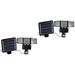 2 Pack Retro Wall Lamp Indoor Back Yard Backyard Light Outdoor Flood Lights for House Solar Spotlight Motion