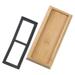 Oil Stone Holder Sharpening Base Household Bamboo Whetstone Non-slip Fixed Tray Kitchen Home Stones for Knives Accessories Stabler Daily Storage