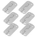 6 Pcs Cooler Hinges Replacement for Ice Chests Stainless Steel