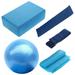 Yoga Ball Set Workout Exercise Equipment Emulsion Chest Leg Accessory Accessories Fitness Miss