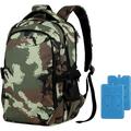 Cooler Backpack Insulated 22L Lunch Backpack Cooler Bag Daily Backpack Work-Camo
