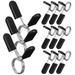 12 Pcs Buckle Barbell Clips with Grips Weight for Spring Collar Dumbbell Dumbbells