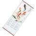 2024 Chinese Wall Calendar Office Decor Yearly Animal Reel for Home Home+decor Paper Miss