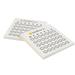 White 2 Pcs Note Pads Happy Countdown Lovely Memo Stickers Portable Office