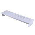 Storage Shelf Storage Shelves Cell Phone Stands Office Desk Organizer Office Supplies Storage Holder Desktop Storage Rack Computer Keyboard White Bamboo Wooden