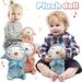 Plush Otter Musical Baby Toys 6 to 12 Months Cute Stuffed Animal Doll Soothing Sleeping Music Doll for Infant Babies Boys & Girls Toddlers 0 3 6 9 12 Months(Excluding Batteries)