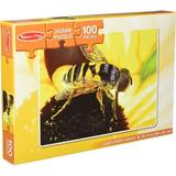 Melissa & Doug Sunflower Snack Bee 100 Piece Jigsaw Puzzle