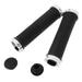 2 Pcs Bike Accessory Bicycle Accessories Handlebar Anti-slip Shock-absorbing Grip Bikes Mountain Grips Rocking Car Rubber End Aluminum Alloy