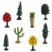 Ornament Bedromroom Decorations Tabletop Tree Decor Mini Tree Models Artificial Tree Maple Pvc