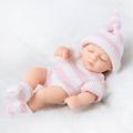 Matoen Lifelike Reborn Baby Dolls - 7-Inch Soft Body Realistic-Newborn Full Body Vinyl Real Life Baby Dolls with Toy Accessories for Kids Age 3 4 5 6 7 +