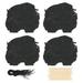 28 Pcs Scratch Painting Halloween Party Mask Children Crafts Outfits Hallowen Decor Pirate Accessories Decorations Classroom