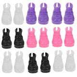 20 Pcs Toys Doll House Accessories Household Decor Fairy Garden Doll Shoes Decor Doll Decorative Shoes Doll Shoe Accessories Toy Room Miniature Plastic Baby