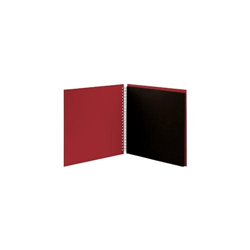 Fotoalbum Whire-O 60 Seiten 290x290mm rot/schwarz