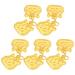 10pcs Tiger Head Charms Jewelry Charms Necklace Bracelet Pendants DIY Making Accessories