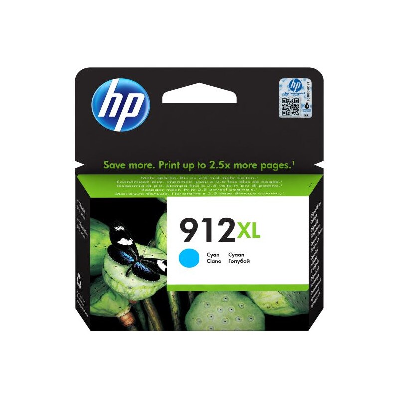 HP 3YL81AE Original HP Tintenpatrone cyan High-Capacity (3YL81AE,3YL81AE#BGX,3YL81AE#BGY,912XL,912XLC,912XLCYAN,NO912XL,NO912XLC,NO912XLCYAN) Image