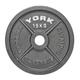 York Barbell Olympic 2" Hammertone Cast Iron Weight Plates, 1 x 15 KG