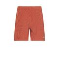 SATURDAYS NYC Timothy Seersucker Swim Short in Mineral Red - Red. Size S (also in L, M, XL/1X).