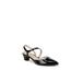 Women's Minimalist Slingback Pump by LifeStride in Black Faux Leather (Size 7 M)