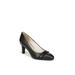 Women's Gio Pump Pump by LifeStride in Black Faux Leather (Size 5 1/2 M)
