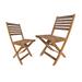 Folding Chair, 2 Pcs Set by Patio Wise in O