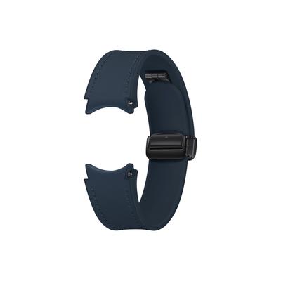 Wechselarmband SAMSUNG "D-Buckle Hybrid Band (Normal, M/L)" Uhrenarmbänder Gr. 20,4 cm, lila (indigo)