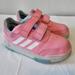 Adidas Shoes | Adidas Tensaur Girls Leather Pink & White Sneakers, Shoes | Color: Pink/White | Size: 8.5g