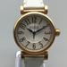 Coach Accessories | Coach Women Watch Gold Silver Two Tone White Leather Band New Battery | Color: Gold/White | Size: Os