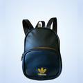 Adidas Bags | Adidas Vegan Leather Mini Backpack | Color: Black | Size: Os