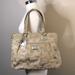 Coach Bags | *Sale* Coach Poppy Signature Metallic Glam Tote Euc | Color: Gold/Tan | Size: Os