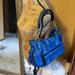 Coach Bags | Coach 14758 Blue Leather Kristin Shoulder Satchel Bag | Color: Blue | Size: Os