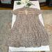 Anthropologie Dresses | Anthropologie Georgina Tiered Shirt Leopard Print Mini Dress Size Mp | Color: Brown/Tan | Size: Mp
