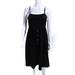 Madewell Dresses | Madewell Womens Black Button Front Midi Dress Size 0 13097478 | Color: Black | Size: 0