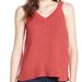 Madewell Tops | Madewell Coral V Neck Stockton Sweater Tank Size Small | Color: Orange/Pink | Size: S