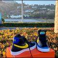 Nike Shoes | Blazer Mid ‘77 Vntg | Color: Black/Blue | Size: 9.5