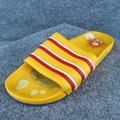 Adidas Shoes | Adidas Mcdonalds Eric Emanuel Men Slide Sandals Yellow Synthetic Slip On Size 12 | Color: Yellow | Size: 12