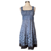 Anthropologie Dresses | Anthropologie Glass-Of-Bubbly Dress Cotton Sleeveless Blue Polka Dot A-Line 2 | Color: Blue/Brown | Size: 2