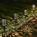 MAGGIFT Solar Pathway Lights 12 Pack LED Garden Lights Solar Path Lights Outdoor Automatic Led Halloween Christmas Decorative Landscape Lighting for Patio Yard and Garden