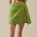 Free People Skirts | Free People Ain't Nothin' Like It Skort Endless Summer Wrap Textured Xs | Color: Green | Size: Xs